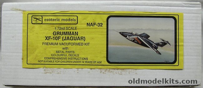 Esoteric 1/72 Grumman XF-10F Jaguar, NAF-32 plastic model kit